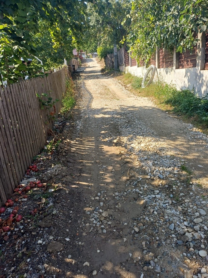 CL 07 – UAT Ștefănești, Aleea Smărăndești – Lucrări de refacere a carosabilului cu balast